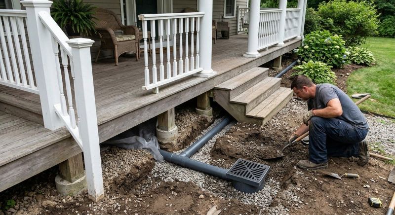 Porch Drainage Installation Service