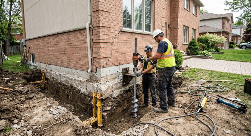 Sinking Foundation Repair in Tampa, FL