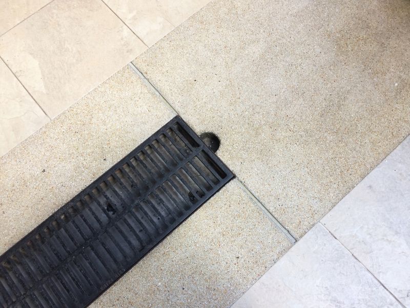 Porch Drainage Installation