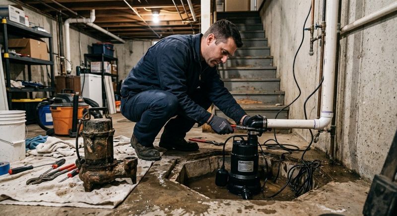 Basement Sump Pump Service in Framingham, MA