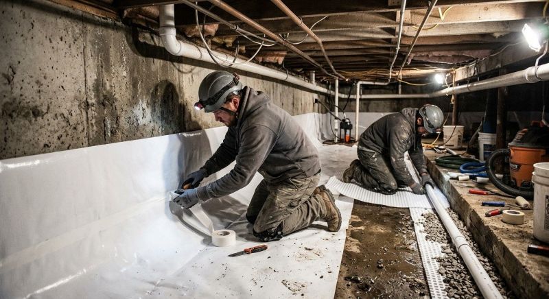 Basement Walls Waterproofing in Tampa, FL