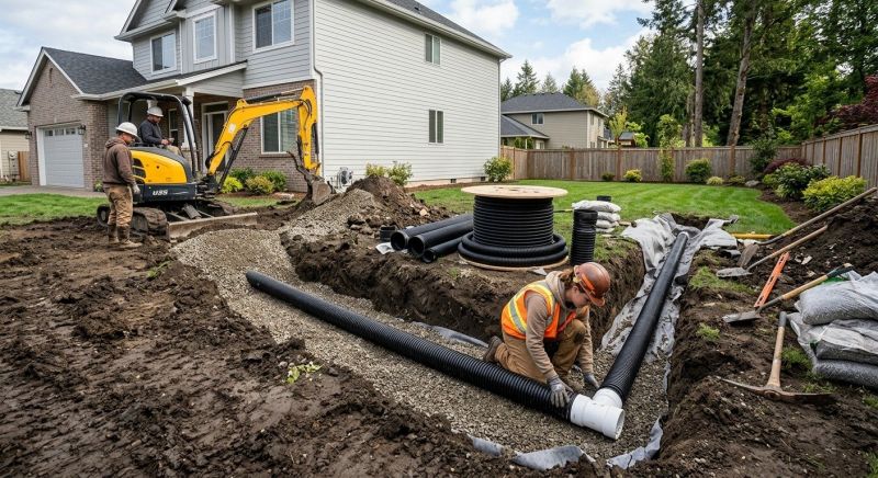 Driveway Drainage Installation in Tuscaloosa, AL