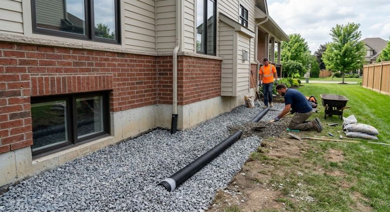 French Drain Installation in Birmingham, AL