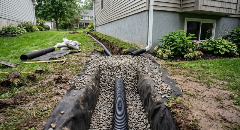 French Drain Replacement in Tuscaloosa, AL