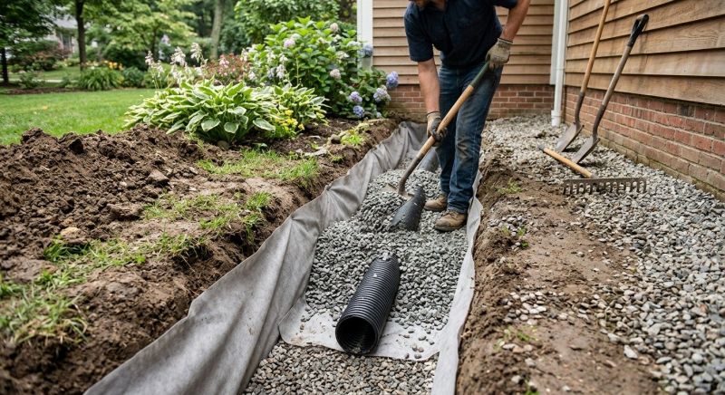 French Drain Service in Birmingham, AL