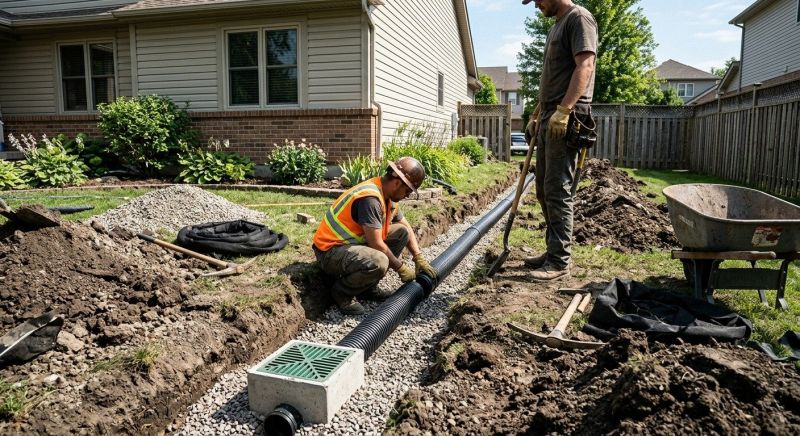 Porch Drainage Installation in Tuscaloosa, AL