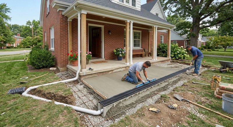 Rainwater Drain Installation in Tuscaloosa, AL