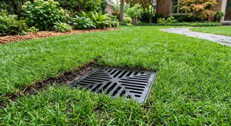 Sidewalk Drainage Installation in Birmingham, AL